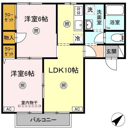 ラルカンシェル　B棟