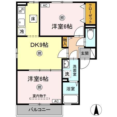 パル カヤクラ A棟(間取り)