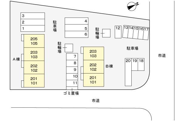 松江市浜佐田町のアパート