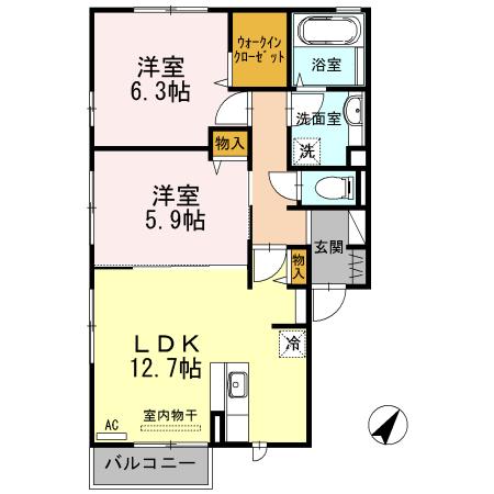 松江市田和山町のアパート