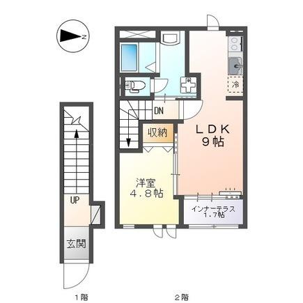 松江市西川津町のアパート