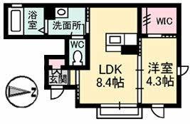 松江市内中原町のアパート