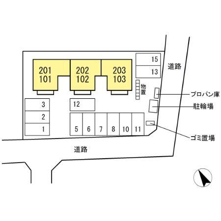 松江市上乃木３丁目のアパート