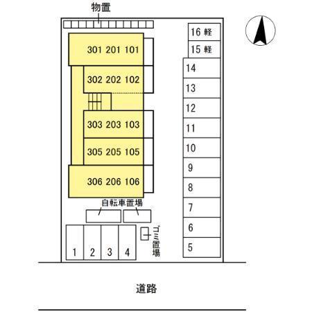 松江市東朝日町のアパート
