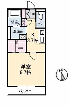 松江市東朝日町のアパート
