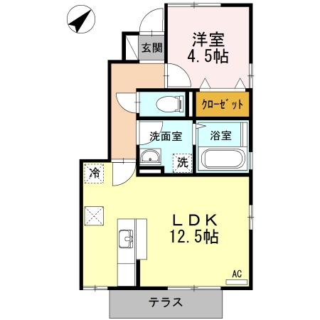 松江市西川津町のアパート