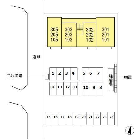 松江市学園南２丁目のアパート