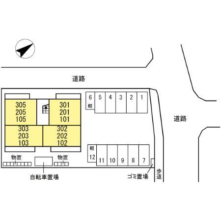 松江市西尾町のアパート