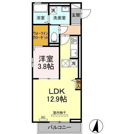 松江市浜乃木１丁目のアパート