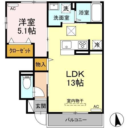 松江市黒田町のアパート