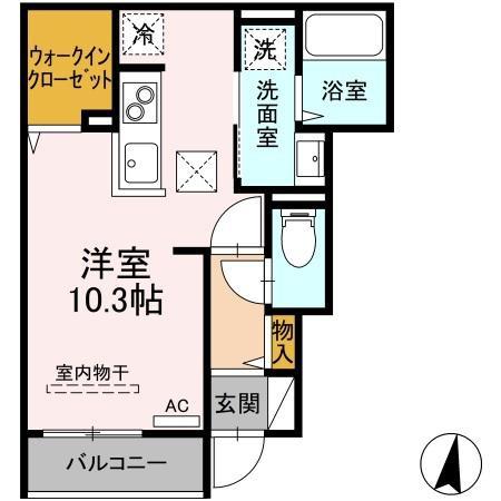 松江市乃木福富町のアパート