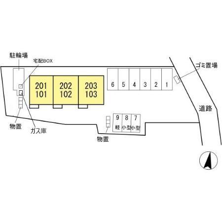 松江市乃木福富町のアパート
