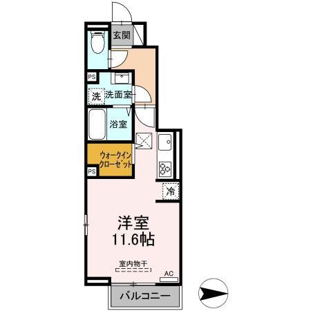松江市南田町のアパート