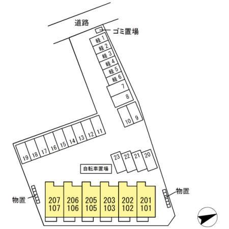 松江市南田町のアパート