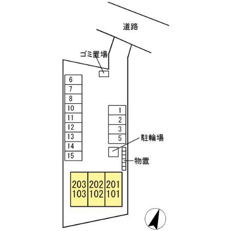 松江市西川津町のアパート