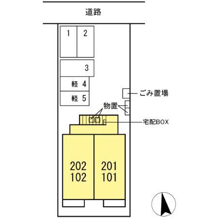 松江市東津田町のアパート