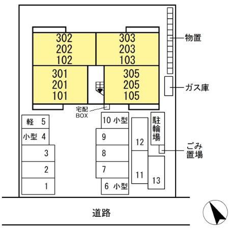 松江市西津田６丁目のアパート