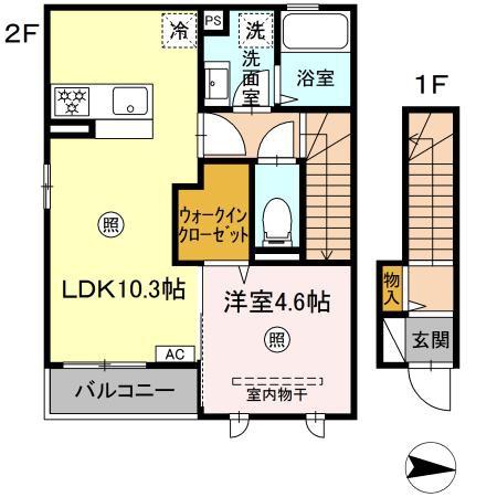 松江市雑賀町のアパート