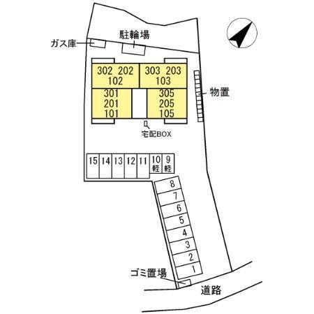 松江市上乃木４丁目のアパート
