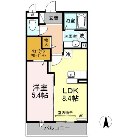 松江市西津田６丁目のアパート