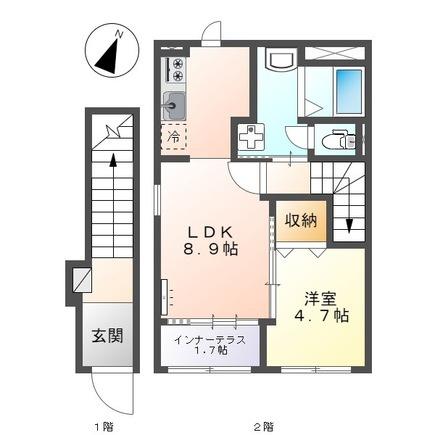 松江市東出雲町揖屋のアパート