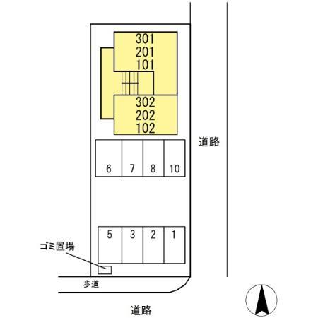 松江市殿町のアパート