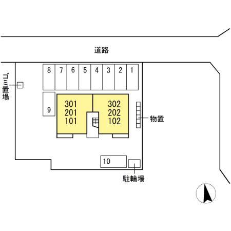松江市西川津町のアパート