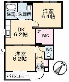 松江市比津町のアパート