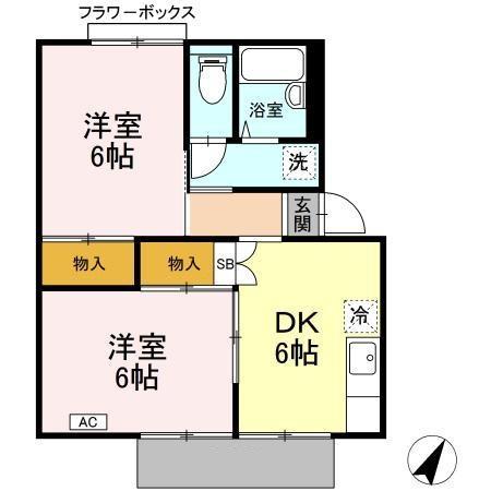 松江市浜乃木１丁目のアパート