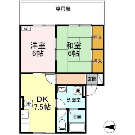 松江市東津田町のアパート
