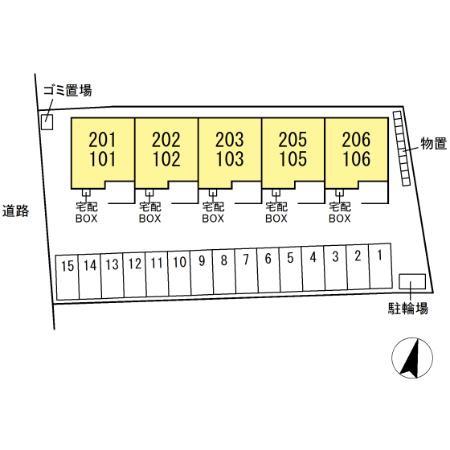 松江市奥谷町のアパート