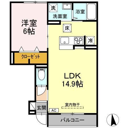 松江市東津田町のアパート