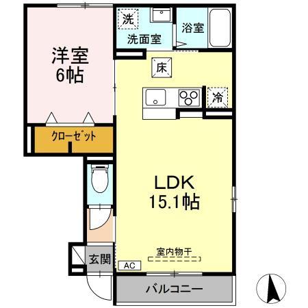 松江市東津田町のアパート