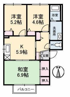 松江市黒田町のアパート
