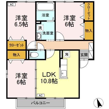 松江市黒田町のアパート