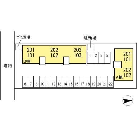 松江市黒田町のアパート