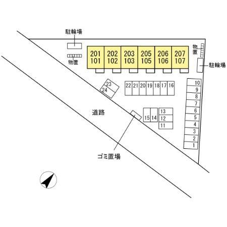 松江市下東川津町のアパート
