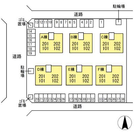 松江市学園２丁目のアパート