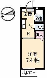 松江市西川津町のアパート