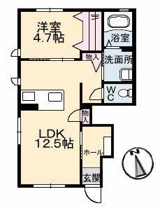 松江市上乃木５丁目のアパート