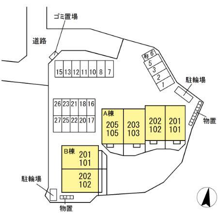 松江市東奥谷町のアパート