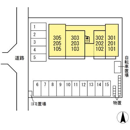松江市西津田３丁目のアパート