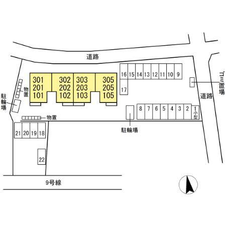 安来市黒井田町のアパート