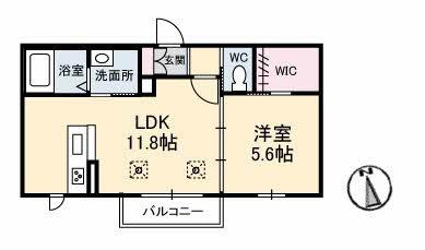 松江市黒田町のアパート