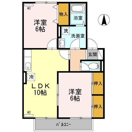松江市東津田町のアパート