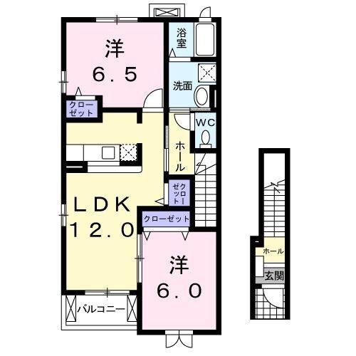 松江市玉湯町湯町のアパート