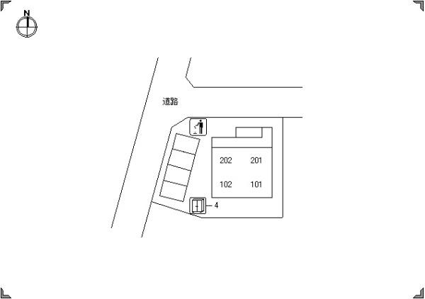 松江市津田町のアパート