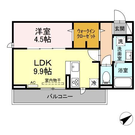 松江市西尾町のアパート