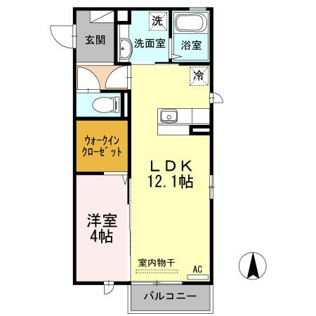 松江市学園１丁目のアパート