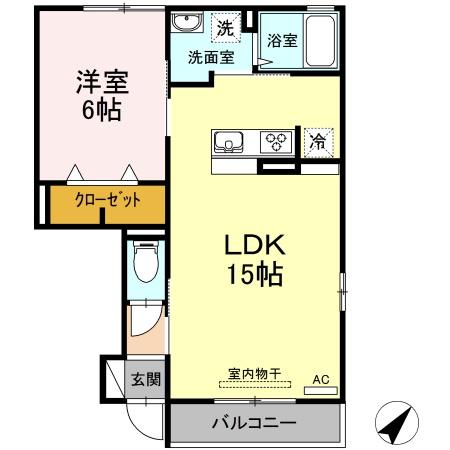 松江市下東川津町のアパート